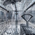 Clean Empty dishwasher machine inside